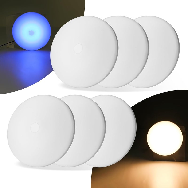 ULITECO RV Ceiling Light 12V, 4.5Inch RV Light Interior, Dimmable Puck Dome Lights for Motorhome Boat Trailer (Warm White 6Pack) - Image 1